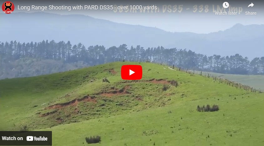 Long Range Shooting with PARD DS35 - over 1000 yards